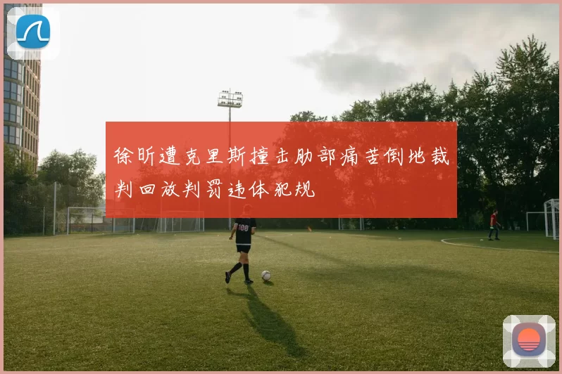 徐昕遭克里斯撞击肋部痛苦倒地裁判回放判罚违体犯规
